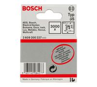 Bosch Bosch pince arrière étroite type 55 résine 6 x 1,08 x 23 mm Quantité:3000