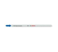 Bosch Lame de scie sauteuse PRO Metal Sandwich T718BF 180 mm, 5 pièces