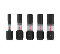 BOSCH Embouts PRO H Impact, H3, H4, H5 (x2), H6, 25 mm, 5 pieces 2608521U59