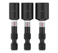 Bosch Bosch PRO Set d'embouts à ergots, 1/4" x 50 mm, 5/16" x 50 mm, 3/8" x 50 mm, 3 pcs Quantité:1