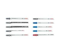 Bosch Coffret de lames pour scie sauteuse Multi Material 2607012073 - 10 pièces