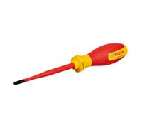 Bosch Professional Tournevis VDE SL/PZ1x100 - isolé TPE, certifié jusqu'à 1 000 V