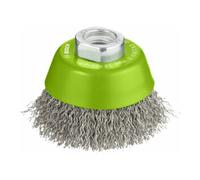 Bosch Brosse boisseau 65 mm à fils d'inox ondulés 65 mm, 0,3 mm, M14 Quantité:1