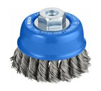 Bosch Brosse boisseau 75 mm à fils d'acier torsadés M10 75 mm, 0,5 mm, M10 Quantité:1