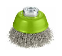 Bosch Brosse boisseau 75 mm à fils d'inox ondulés 75 mm, 0,3 mm, M14 Quantité:1