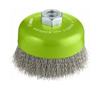 Bosch Brosse boisseau Bosch 100 mm à fils d'inox ondulés Quantité:1