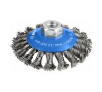 Bosch Brosse conique 100 mm à fils d'acier torsadés 100 mm, 0,5 mm, 12 mm, M14 Quantité:1