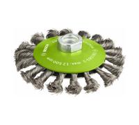 Bosch Brosse conique 115 mm à fils d'inox torsadés 115 mm, 0,35 mm, M14 Quantité:1