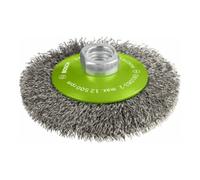 Bosch Brosse conique Bosch 100 mm à fils d'inox ondulés 100 mm, 0,35 mm, M14 Quantité:1