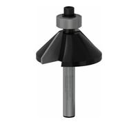 Bosch Chanfrein Bosch / fraise affleurante 6 mm D1 34,9 mm L 11,1 mm L 14,6 mm G 56 mm 45°. Quantité:1