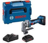 Bosch - Cisaille à métaux sans fil 18V, 2x 4.0 Ah ProCORE, chargeur 0601926301
