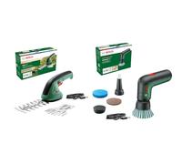 Bosch Cisaille de Jardin/Taille-haie EasyShear / 8 cm, boîte en Carton & Brosse de Nettoyage électrique Bosch - UniversalBrush