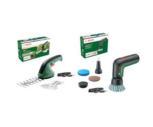Bosch Cisaille de Jardin/Taille-haie EasyShear / 8 cm, boîte en Carton & Brosse de Nettoyage électrique Bosch - UniversalBrush
