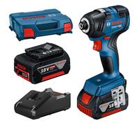 Bosch - Clé à chocs sans fil 18V, 2 batteries 4,0 Ah Li-Ion, chargeur 06019J2107