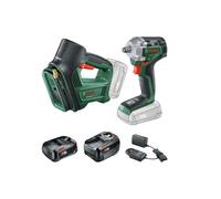 Bosch - Clé à chocs sans fil 18V, ImpactDrive 18V-350 et compresseur à pompe, 1x batterie 2.0 Ah Li-Ion, 1x batterie 4.0 Ah Li-Ion, chargeur 0615A5009C