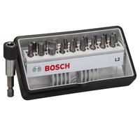 Bosch Accessories Robust Line 2607002568 Jeu d'embouts 19 pièces vis à fente, cruciforme Phillips, vis Pozidriv, 6 pan