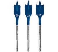Bosch Coffret de 3 mèches plates EXPERT Self Cut Speed 20/22/25 mm 2608900331
