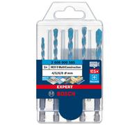 Forets polyvalents BOSCH 2608900585 HEX-9 Multi Construction, set de 5 pièces