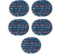 BOSCH Coffret de disques abrasifs EXPERT O780, 150 mm,G60/G80/G120/G180/G240 2608902470