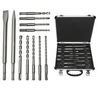 BOSCH Coffret de forets mixtes SDS plus -1 et burins, 11 pcs 2608578765