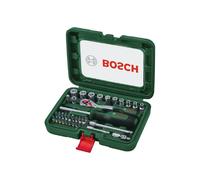 Bosch Coffret douilles cliquet 1/4" 37 pièces - 72 dents - Jusqu’à 93 Nm