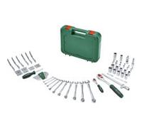 Bosch "Coffret d''outils avancé, 132 pièces, Clés mixtes à cliquet"