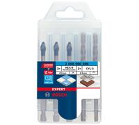 BOSCH Coffret mixte de 5 forets EXPERT HEX-9 HardCeramic 6 mm, 5 pieces 2608900596