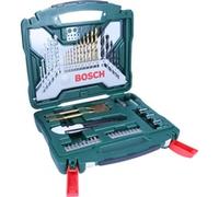 Bosch Coffret de forets et embouts de vissage X‑Line Titane 50 pièces pour bois, métal, pierre
