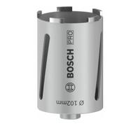 Bosch Couronne de forage à sec diamantée G 1/2" 102 mm, 150 mm, 5 segments, 7 mm Quantité:1