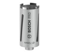 Bosch Couronne de forage à sec diamantée G 1/2" 72 mm, 150 mm, 4 segments, 7 mm Quantité:1