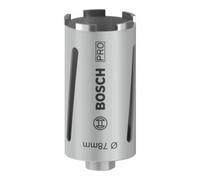 Bosch Couronne de forage à sec diamantée G 1/2" 78 mm, 150 mm, 5 segments, 7 mm Quantité:1