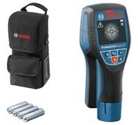 Bosch Détecteur mural D-tect 120 12V – Radar 120 mm ±10 mm – repérage centre – 4x AA + housse
