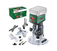 Bosch Défonceuse sans-fil AdvancedTrimRouter 18V-8 | Affleureuse sans fil puissante et compacte pour les travaux créatifs sur le bois AdvancedTrimRouter 18V A Défonceuses