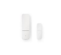 Bosch Contact porte/fenêtre II Plus – Anti-effraction, capteur chocs, Alexa/Google, Blanc