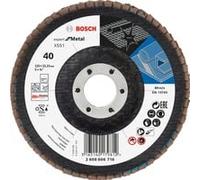 Bosch Disque à lamelles X551 Expert pour métal, Ø 125mm, K40, Meule d’affûtage