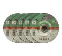 Bosch 2609256335 Assortiment de disques à tronçonner à moyeu déporté pour Matériaux Diamètre 125 mm Diamètre d'alésage 22,23 Epai…
