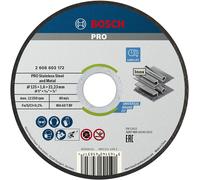 Bosch Disque à tronçonner Standard Inox Rapido 2608603172 – 125x1,6 mm spécial métal et inox