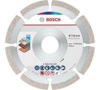 Bosch Disque à tronçonner diamant Multi Material, alésage 22,23 mm | pour Béton, Brique, Ø 115 mm, Accessoire Petite meuleuse angulaire
