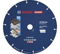 Bosch Disque à tronçonner diamanté EXPERT Concrete, alésage 22,23 mm | pour Fonte, Acier inoxydable, Ø 230 mm, Accessoire Grande meuleuse angulaire