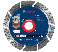 Bosch Disque diamanté Expert MultiMaterial 150 mm – Béton, béton armé, briques, béton cellulaire