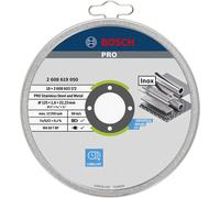 BOSCH Disque a tronçonner PRO Stainless Steel and Metal, 125 x 1,6 x 22,23 mm 2608619050