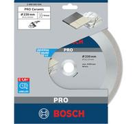 Bosch Disque à tronçonner diamanté Best for Ceramic pour carrelage 230 x 22,23 mm 2608602634