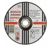 Bosch Disque de coupe coudé Expert Rapido AS 46 T INOX BF 180 mm x 1,6 mm Lot 25