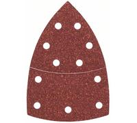 Bosch Feuilles abrasives pour ponceuses Multi 2609256A62 102 x 62,93 11 trous grain 60 - lot de 10