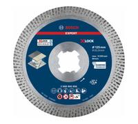 Bosch Disques de coupe diamantés Bosch Expert Hard Ceramic X-LOCK, 125 x 22,23 x 1,6 x 10 mm Quantité:1