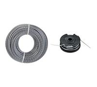 Bosch DIY Bobine pour coupe-bordure pour remplissage tous les bobines pour coupe-bordure actuelle, 24 m × 1.6 mm & F016800351 Recharge et bobine de fil intégrée 6 m Ø 1,6 mm pour coupe-bordures