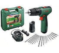 Bosch Home and Garden EasyImpact 1200 2 vitesses-Perceuse à percussion sans fil + 2 batteries, + accessoires, + mallette G