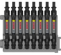 BOSCH Embout double tete PRO Impact avec insert Pick and Click, T20, 65 mm, 8 pieces
