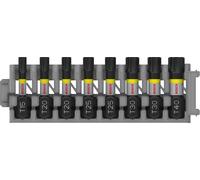 BOSCH Embout PRO Torx Impact, T15, T20(x2), T25(x2), T30(x2), T40, 25 mm, 8 pieces