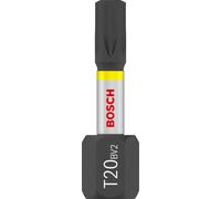 BOSCH Embout PRO Torx Impact, T20, 25 mm, Présentoir, 10 x 25 pieces 2607002805